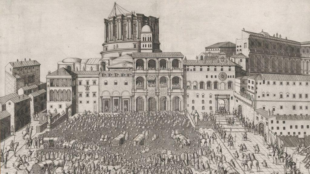 Construction of St Peter's Rome