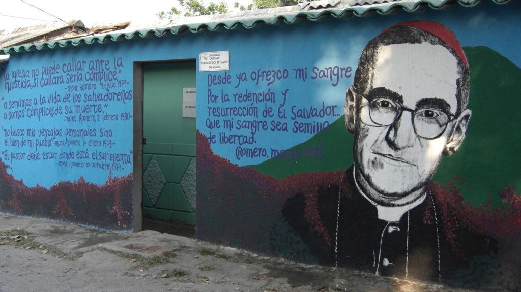 Mural of Oscar Romero in San Salvador