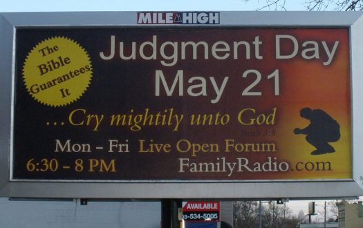 Harold Camping's Judgment Day advertising