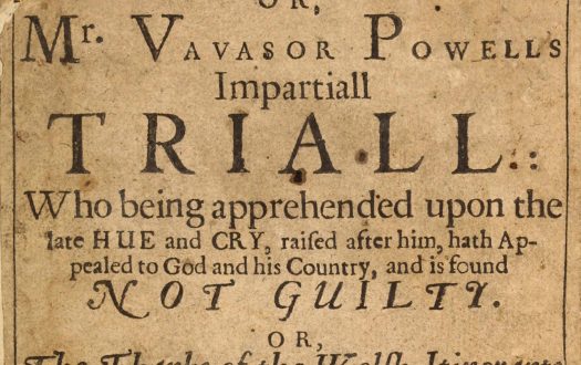 Vavasor Powell trial bill