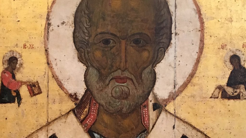 Russian icon of St Nicholas