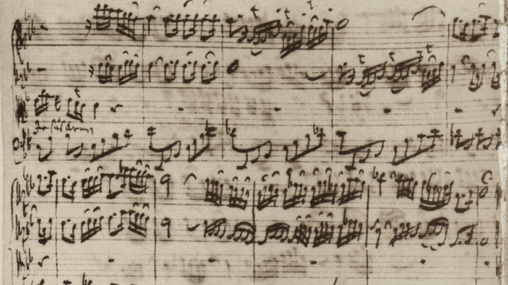Score of the St Matthew Passion