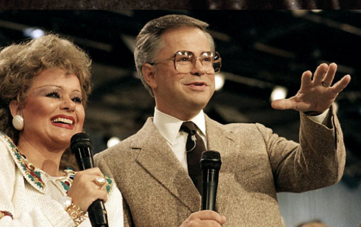 Jim and Tammy Faye Bakker in 1986