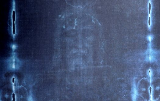 The Shroud of Turin in negative