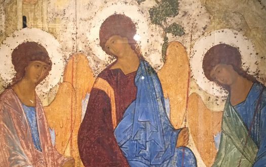 Icon of the Holy Trinity by Andrei Rublev